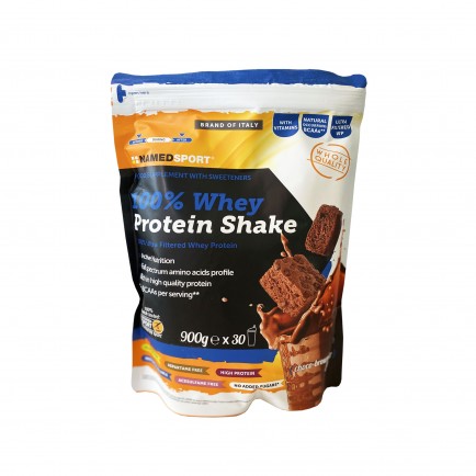 100% WHEY PROTEIN SHAKE CHOCO BROWNIE 900 G - Farmacia Bartoli