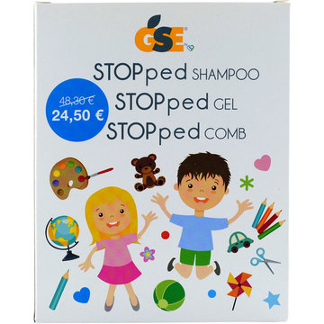 GSE STOPPED SHAMPOO 150 ML + GSE STOPPED GEL 50 ML + GSE STOPPED COMB PETTININO - Farmacia Bartoli