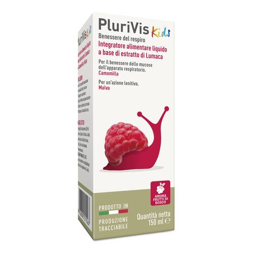 PLURIVIS SCIROPPO DI LUMACA PER BAMBINI AI FRUTTI DI BOSCO 150 ML - Farmacia Bartoli