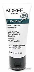 KORFF CLEANSING MASCHERA ARGILLA BIANCA 30 ML - Farmacia Bartoli