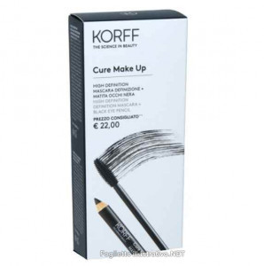 KORFF CURE MAKE UP MASCARA HIGH DEFINITION + MATITA OCCHI NERA - Farmacia Bartoli
