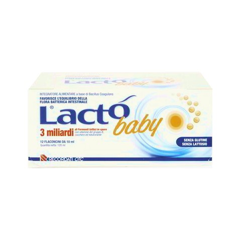 LACTO BABY 12 FLACONCINI 3 MILIARDI 10 ML - Farmacia Bartoli