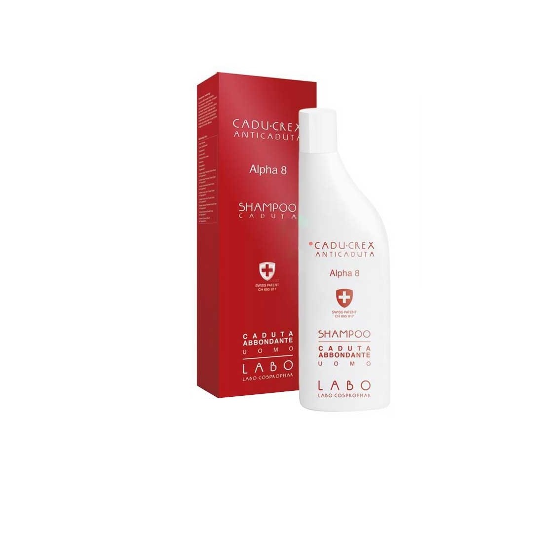 SHAMPOO CADU CREX ALPHA-8 CADUTA ABBONDANTE UOMO 150 ML - Farmacia Bartoli