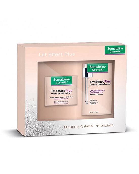 SOMATOLINE COSMETICS VISO PLUS CREMA GIORNO 50 ML + BOOSTER 30 ML - Farmacia Bartoli