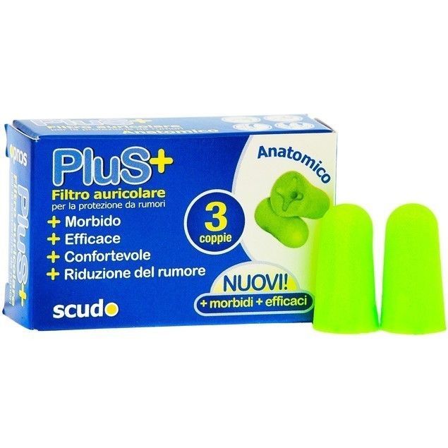 SCUDO FILTRO AURICOLARE PLUS SNR 37 DB 5-11MM 3 PAIA - Farmacia Bartoli