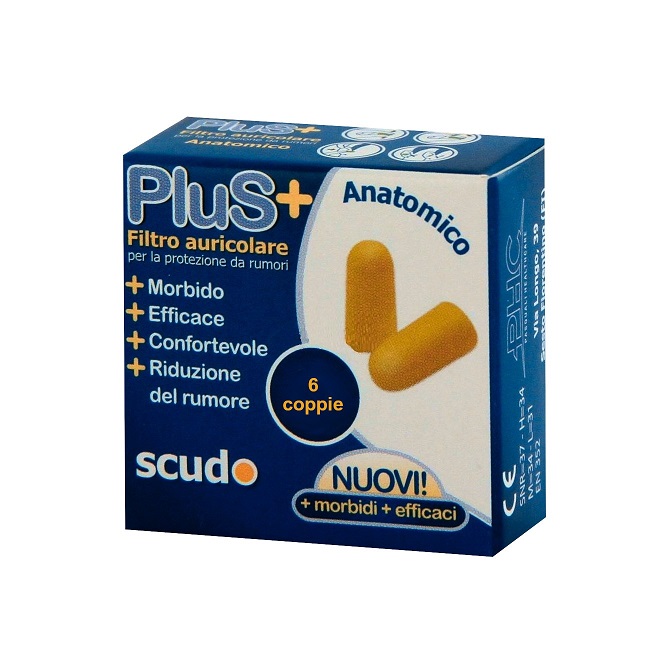 SCUDO FILTRO AURICOLARE PLUS SNR 37 DB 5-11MM 6 PAIA - Farmacia Bartoli