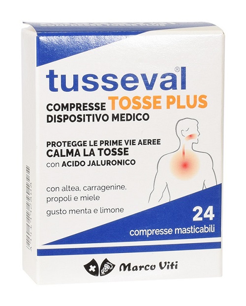 TUSSEVAL TOSSE PLUS 24 COMPRESSE - Farmacia Bartoli