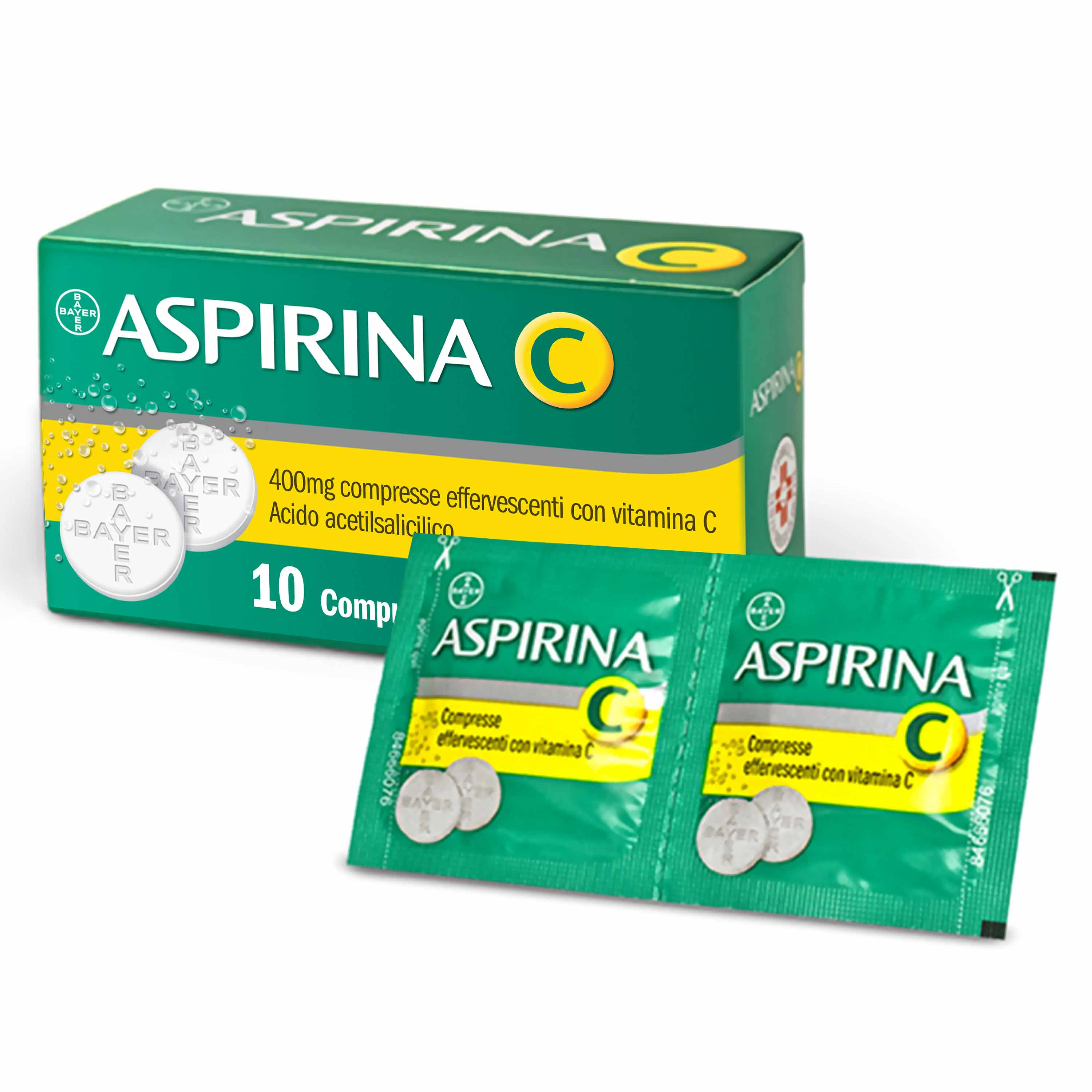 ASPIRINA C*10CPR EFF 400+240MG - Farmacia Bartoli