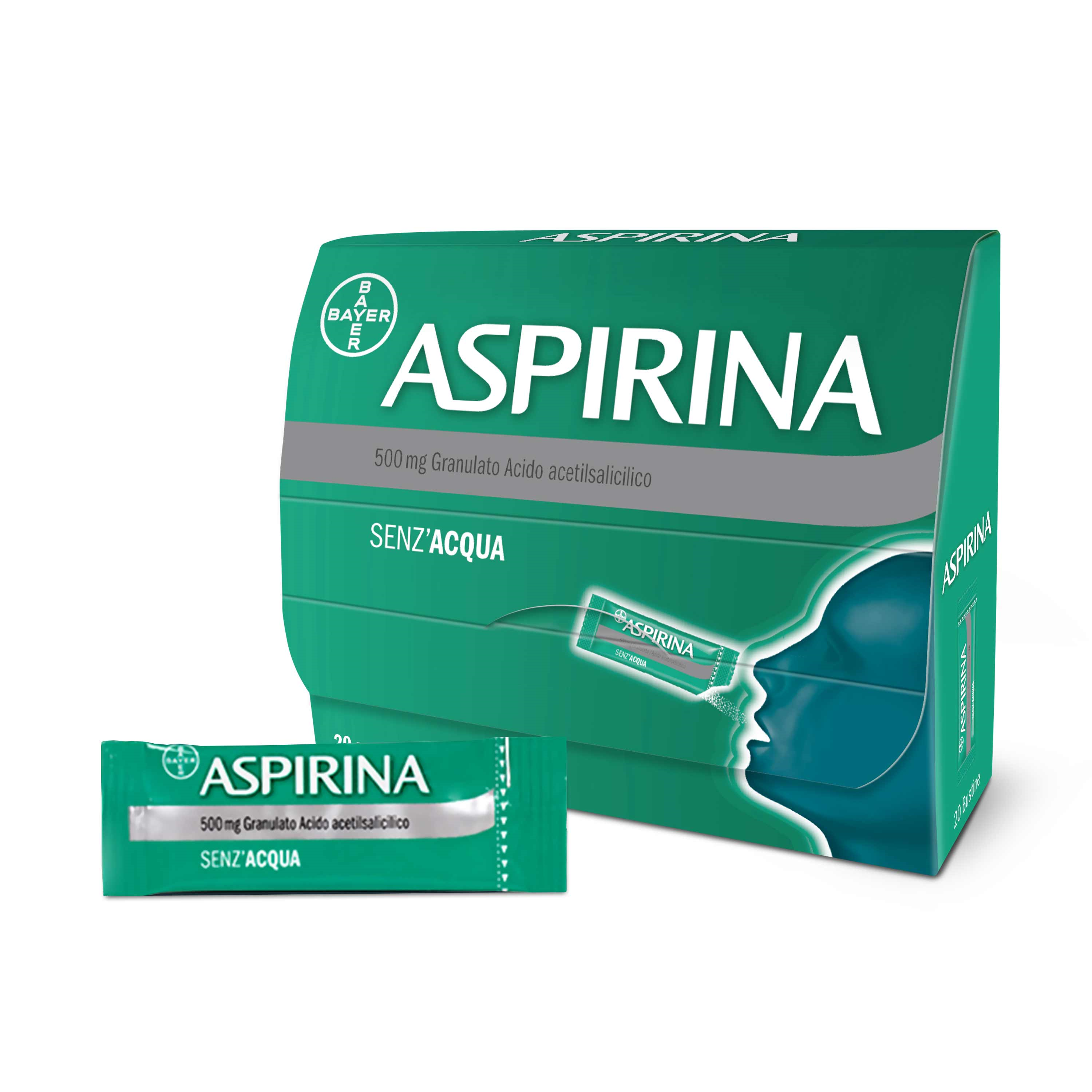 ASPIRINA*OS GRAT 20BUST 500MG - Farmacia Bartoli