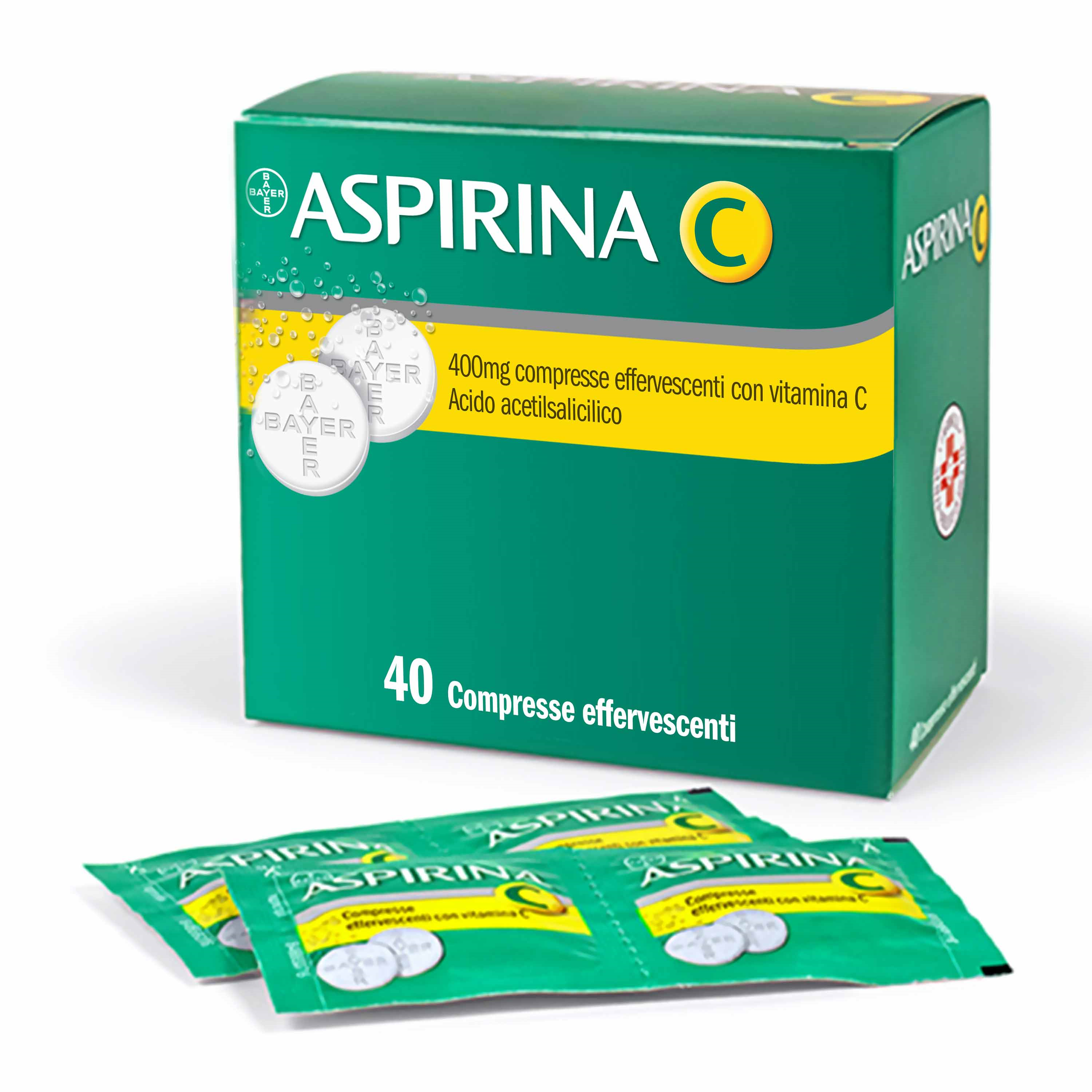 ASPIRINA C*40CPR EFF 400+240MG - Farmacia Bartoli