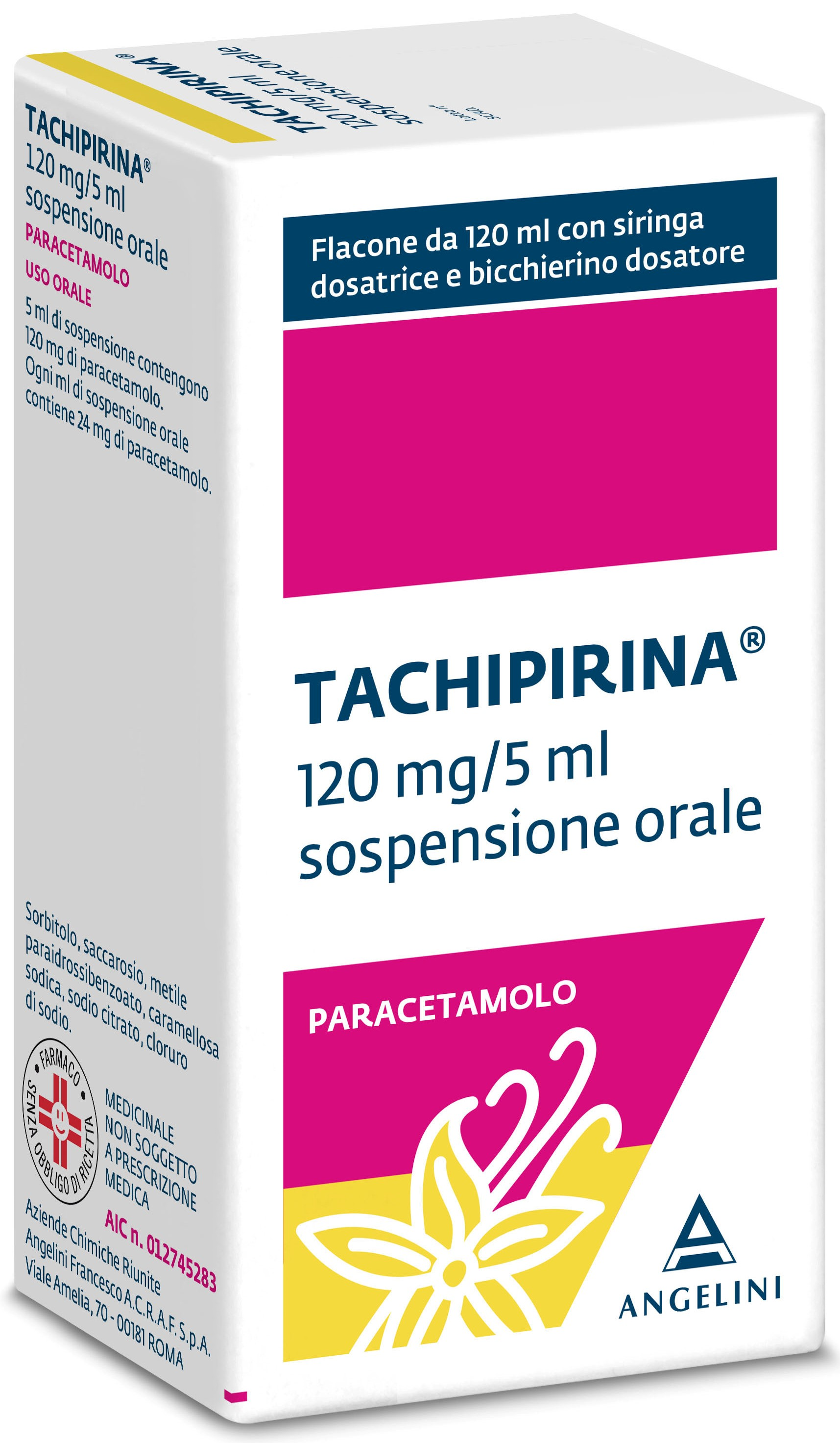 TACHIPIRINA*SOSP 120ML VAN/CAR - Farmacia Bartoli