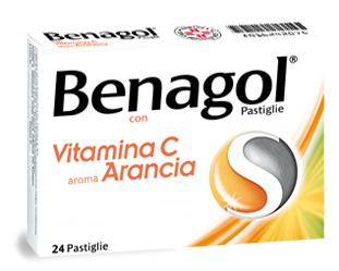BENAGOL VIT C*24PAST ARANCIA - Farmacia Bartoli
