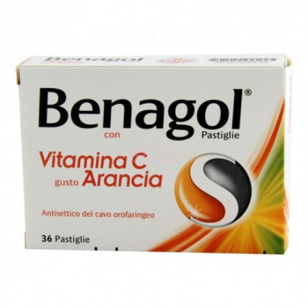 BENAGOL VIT C*36PAST ARANCIA - Farmacia Bartoli