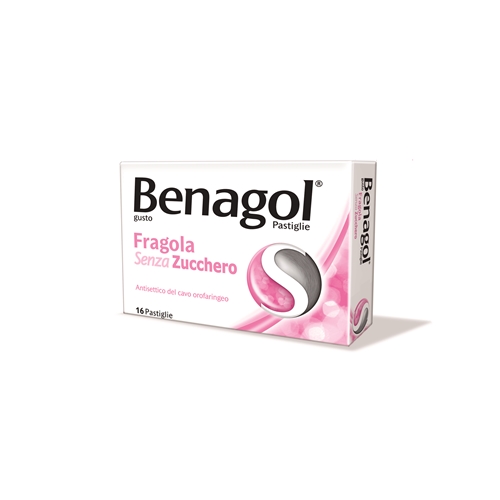 BENAGOL*16PAST FRAGOLA S/Z - Farmacia Bartoli