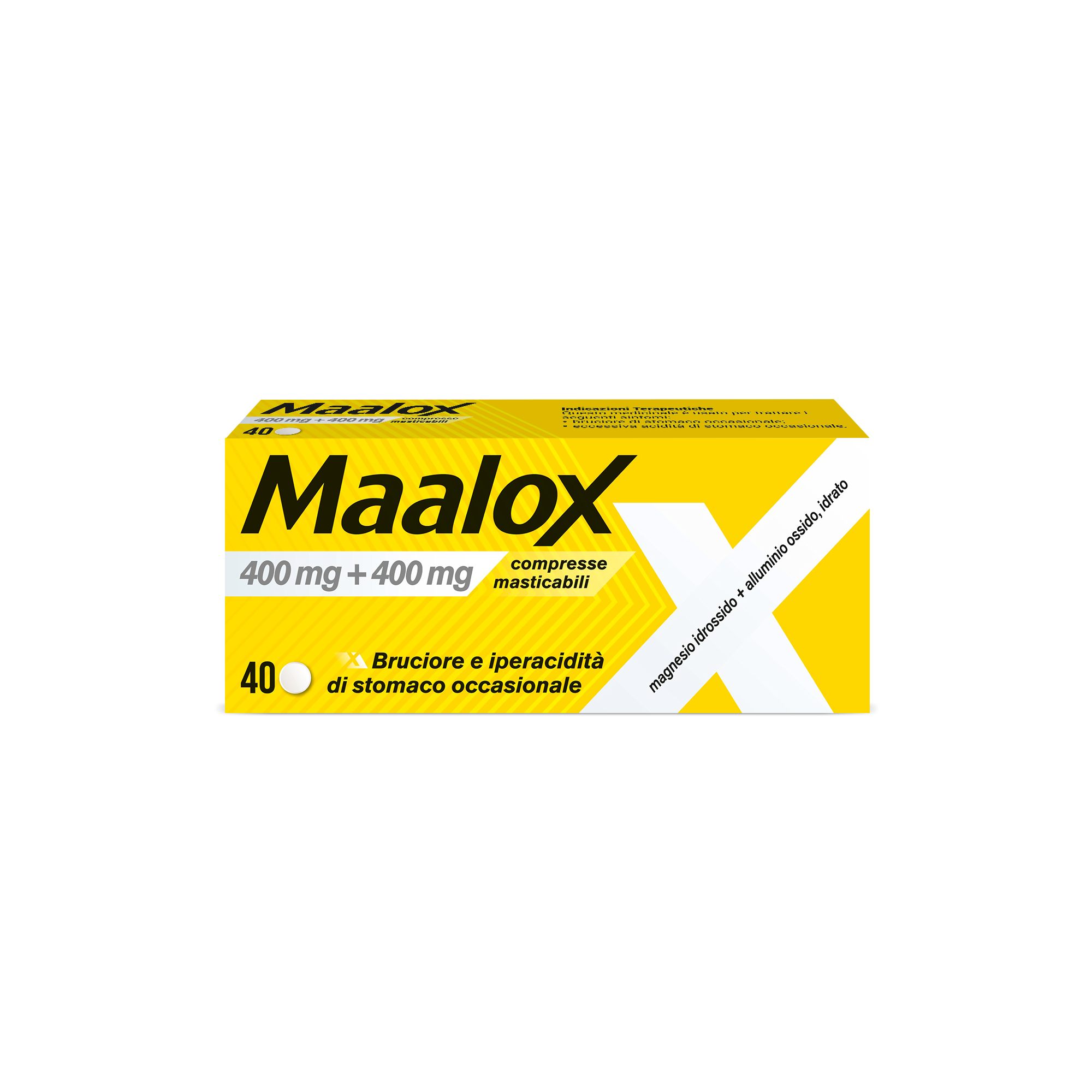 MAALOX*40CPR MAST 400MG+400MG - Farmacia Bartoli