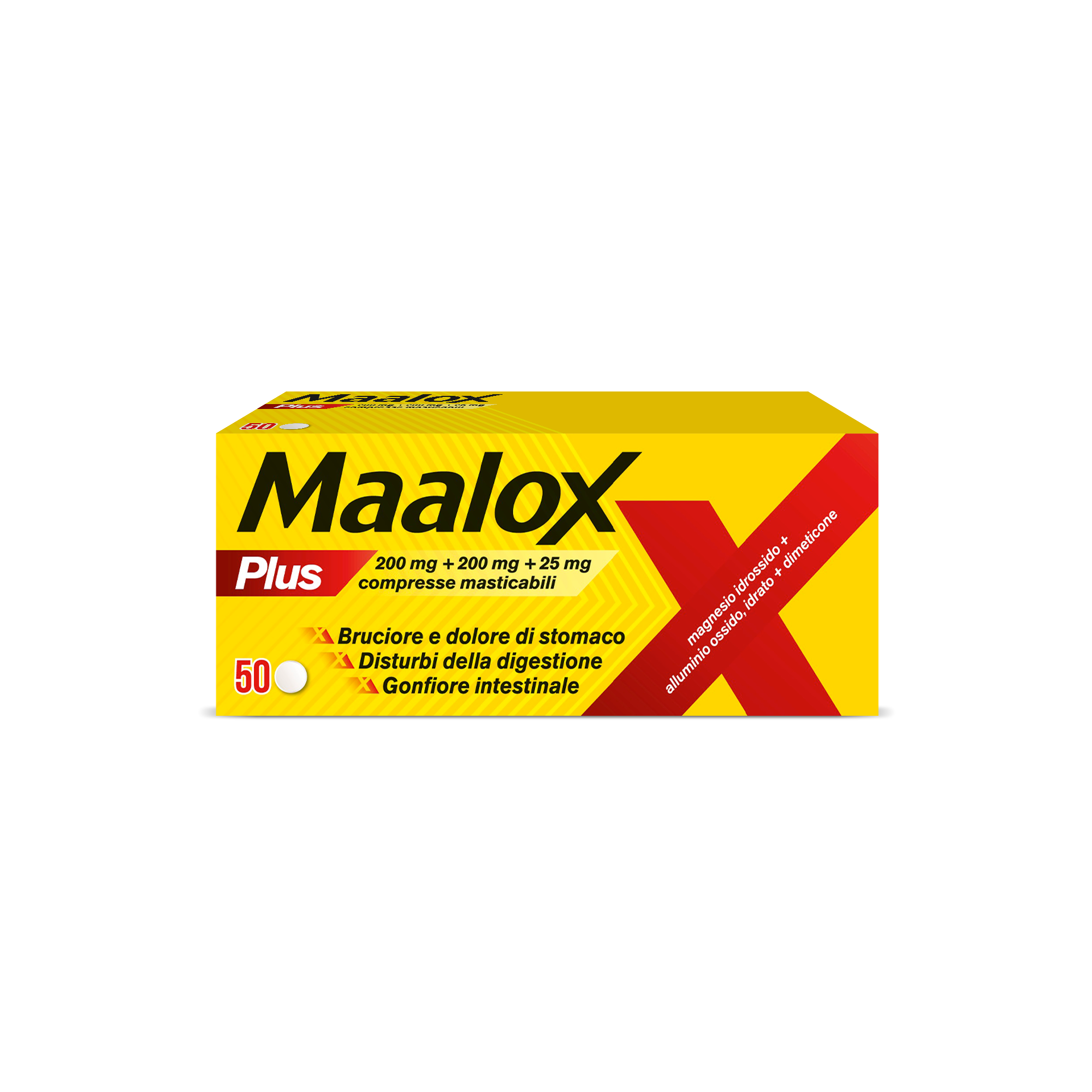 MAALOX PLUS*50CPR MAST - Farmacia Bartoli