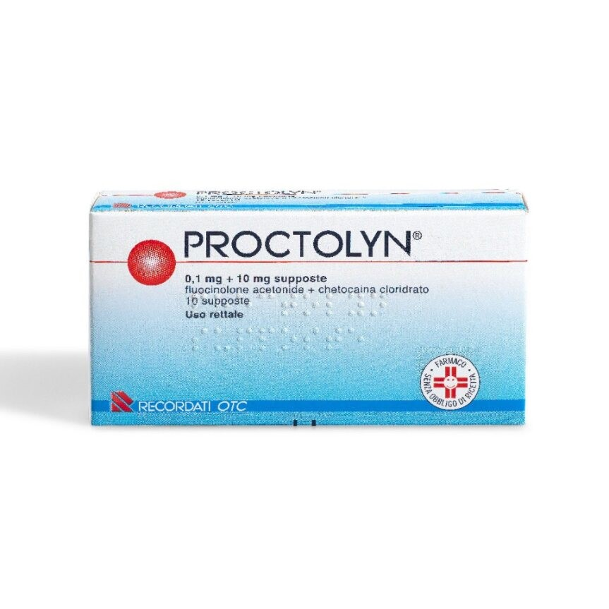 PROCTOLYN*10SUPP 0,1MG+10MG - Farmacia Bartoli
