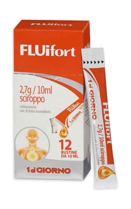 FLUIFORT*SCIR 12BUST 2,7G/10ML - Farmacia Bartoli