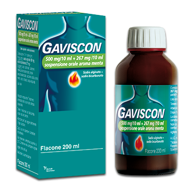 GAVISCON*OS 500+267MG/10ML MEN - Farmacia Bartoli