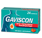 GAVISCON*24CPR FRAG250+133,5MG - Farmacia Bartoli