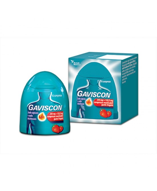 GAVISCON*16CPR FRAG250+133,5MG - Farmacia Bartoli