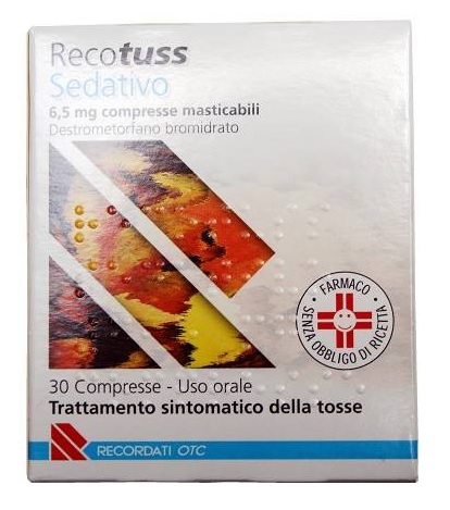 RECOTUSS SEDAT*30CPR MAST6,5MG - Farmacia Bartoli