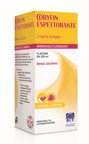 CORYFIN TOSSE ESPETT*SCIR200ML - Farmacia Bartoli