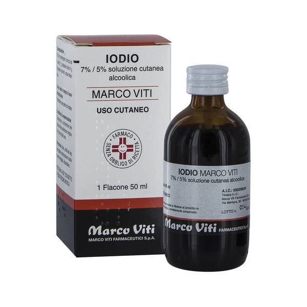 IODIO SOL ALCO I MV*50ML - Farmacia Bartoli