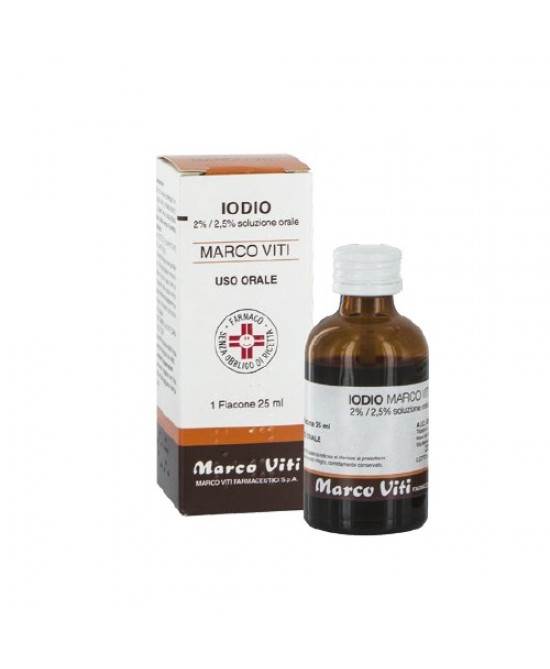 IODIO OS SOLUZ MV*25ML 2%+2,5% - Farmacia Bartoli