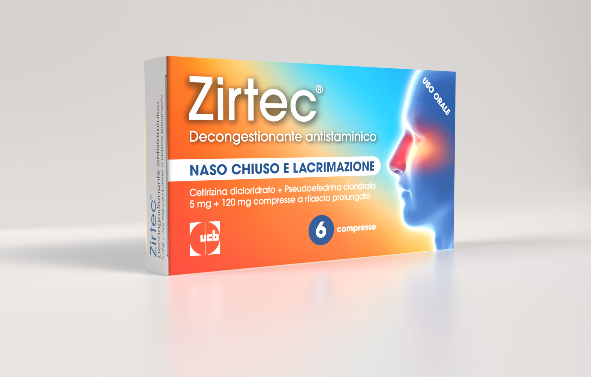 ZIRTEC DECONG ANT*6CPR 5+120MG - Farmacia Bartoli
