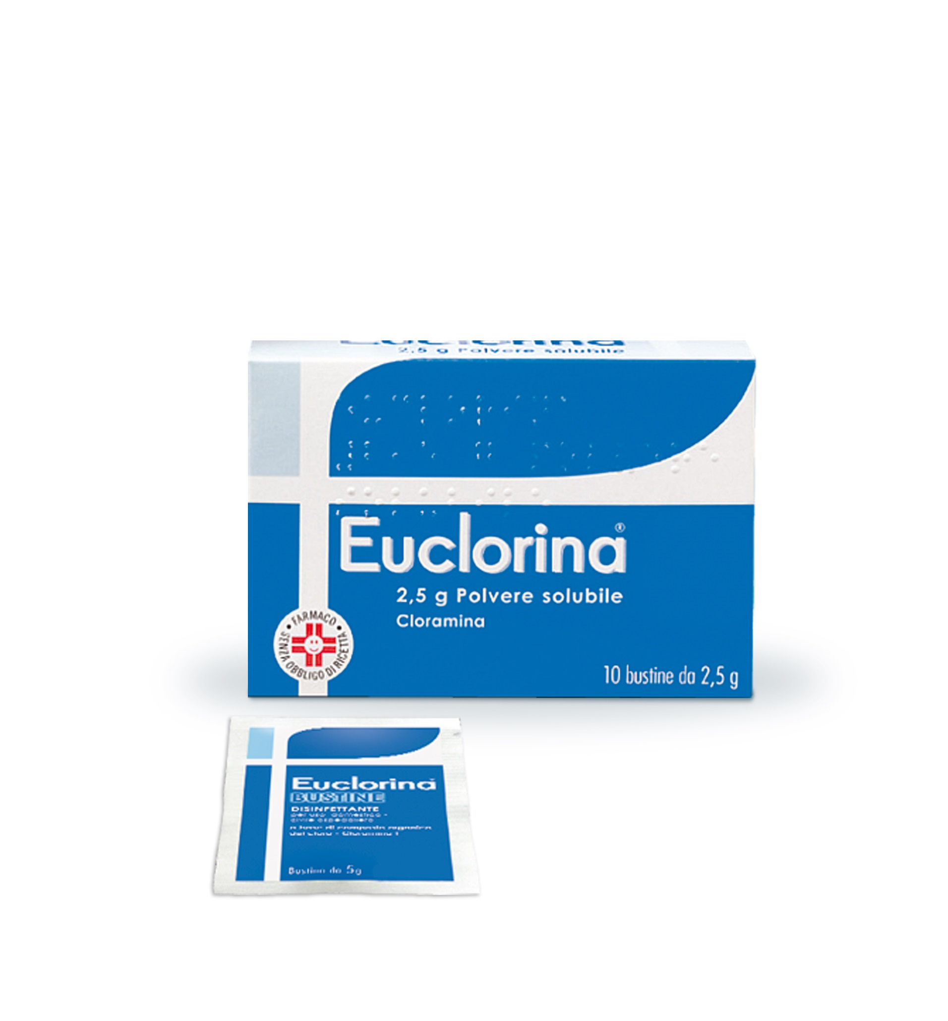 EUCLORINA*POLV SOL 10BUST 2,5G - Farmacia Bartoli