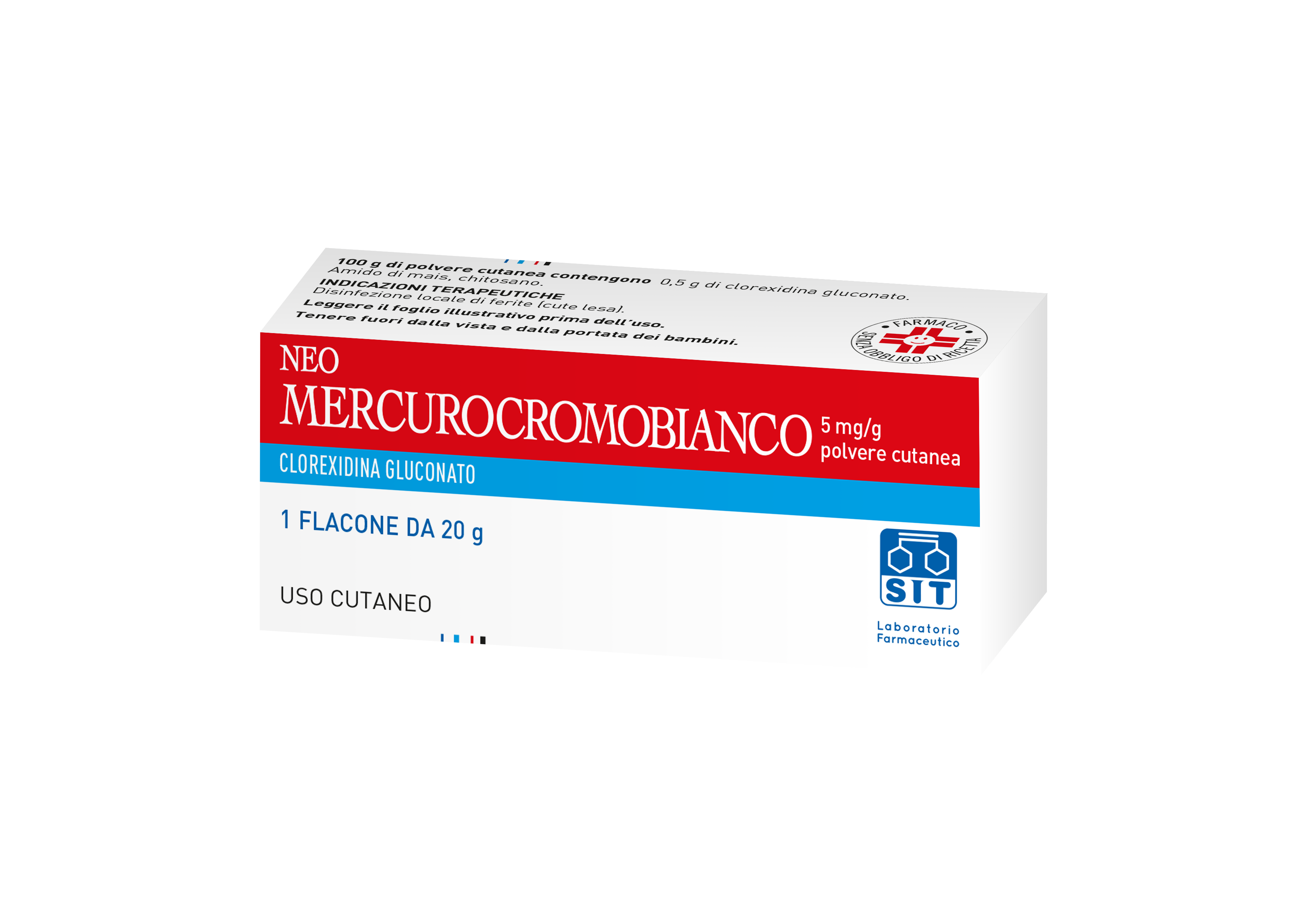 NEOMERCUROCROMO BIANCO*POLV20G - Farmacia Bartoli