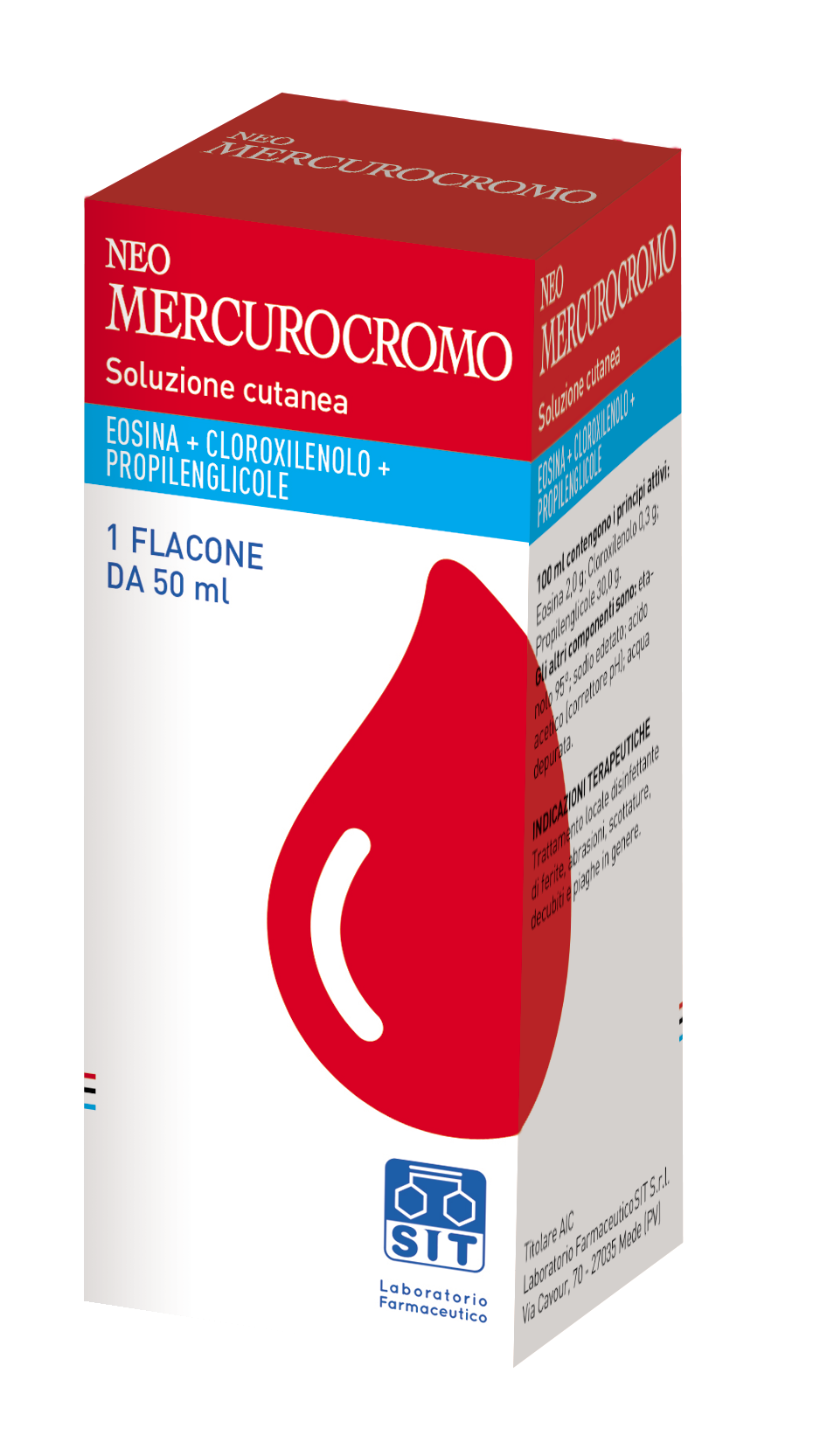 NEOMERCUROCROMO*SOLUZ FL 50ML - Farmacia Bartoli