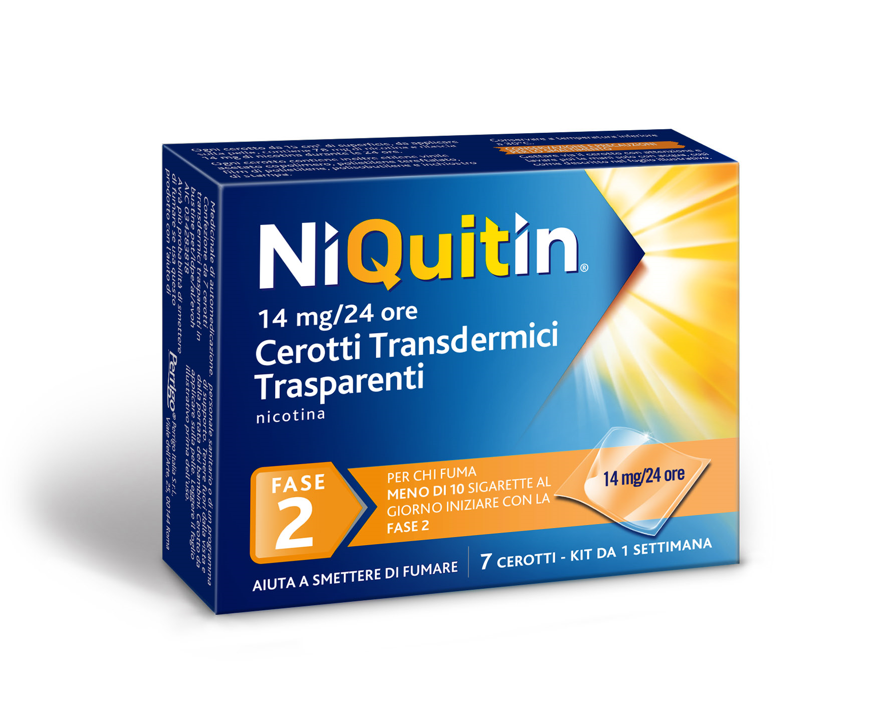 NIQUITIN*7CER TRANSD 14MG/24H - Farmacia Bartoli