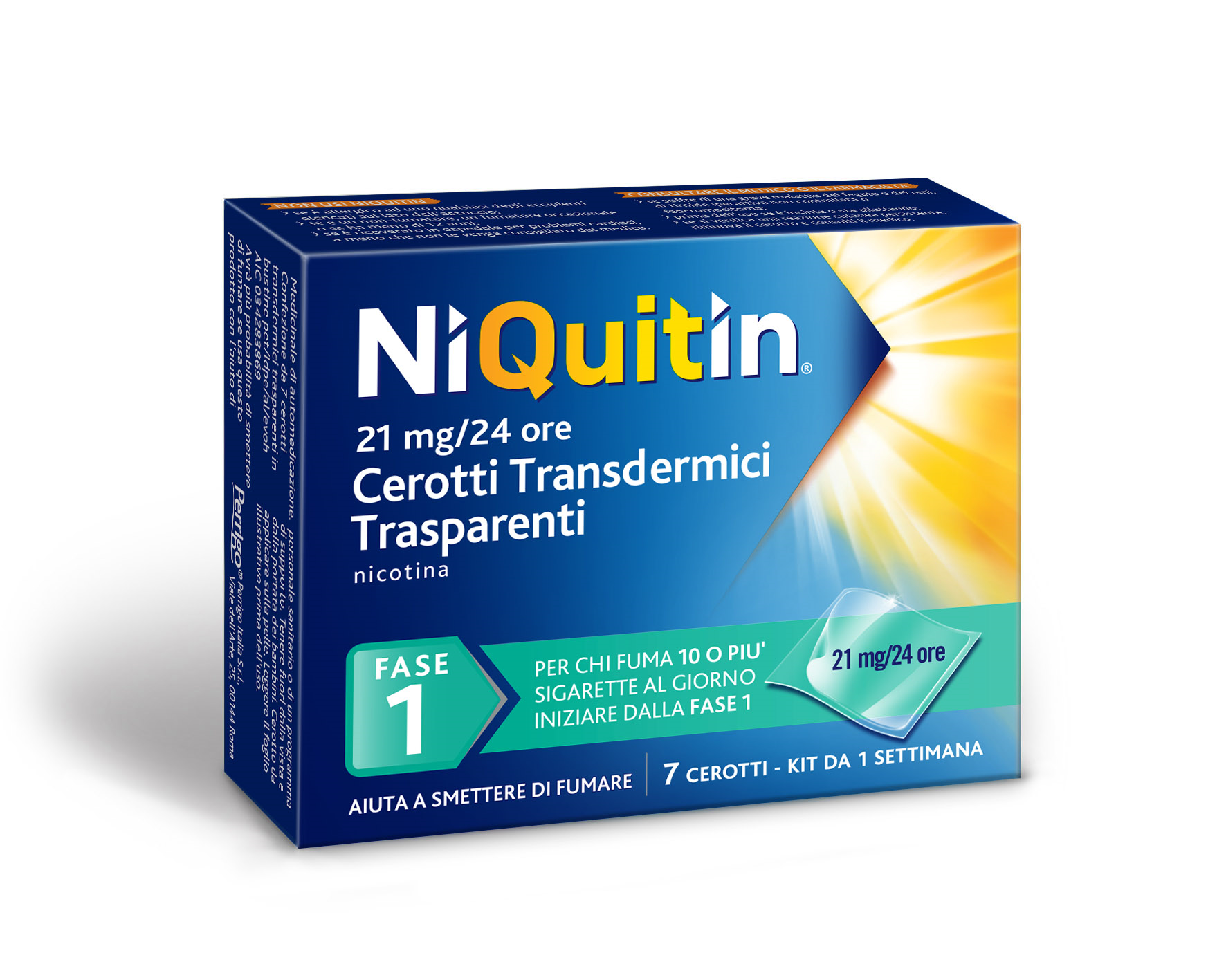 NIQUITIN*7CER TRANSD 21MG/24H - Farmacia Bartoli