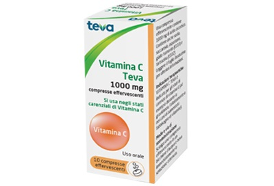 VITAMINA C TEVA*10CPR EFF 1G - Farmacia Bartoli