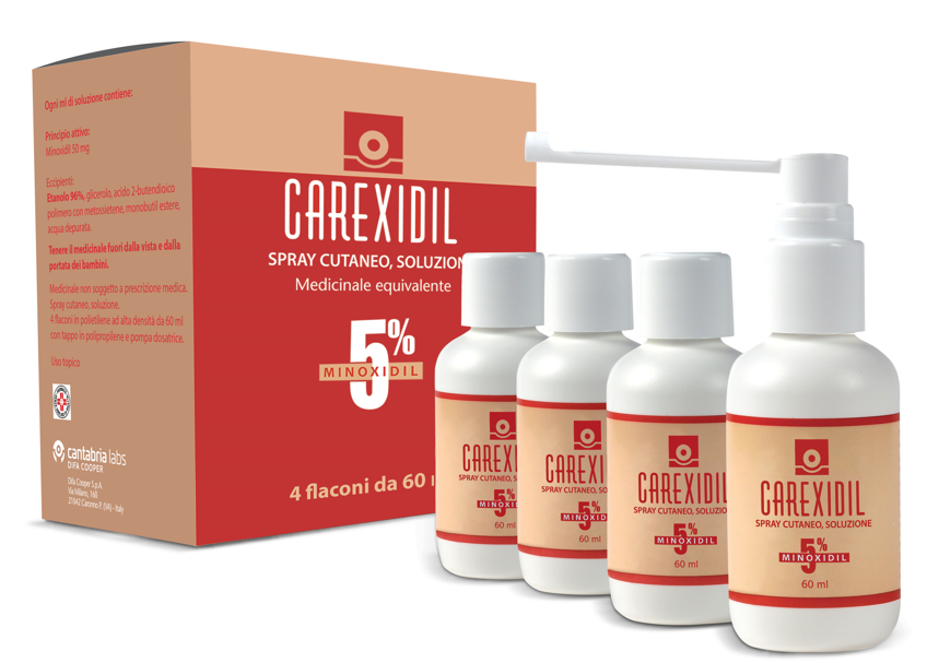 CAREXIDIL*4FL SOLUZ CUT 60ML5% - Farmacia Bartoli