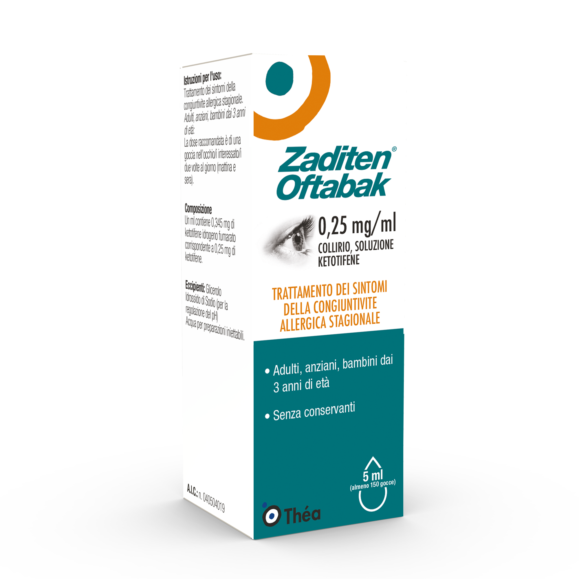 ZADITEN OFTABAK*COLLIRIO FL5ML - Farmacia Bartoli