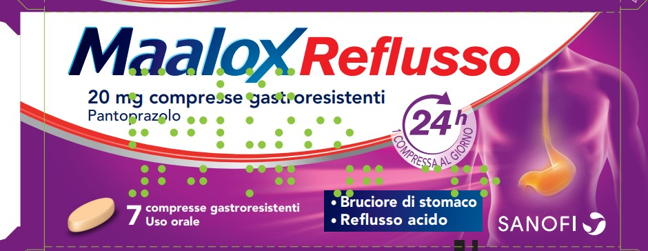MAALOX REFLUSSO*7CPR 20MG - Farmacia Bartoli