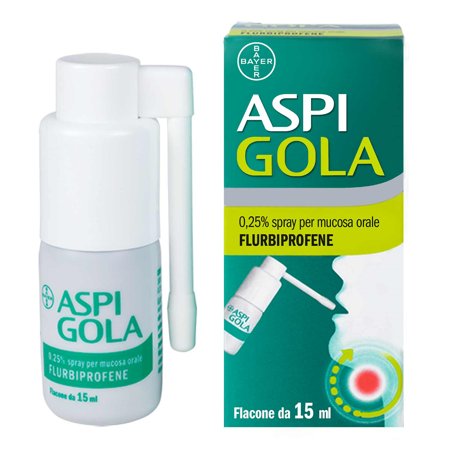 ASPI GOLA*OS SPRAY 15ML 0,25% - Farmacia Bartoli