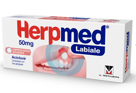 HERPMED LABIALE*2CPR BUCC 50MG - Farmacia Bartoli