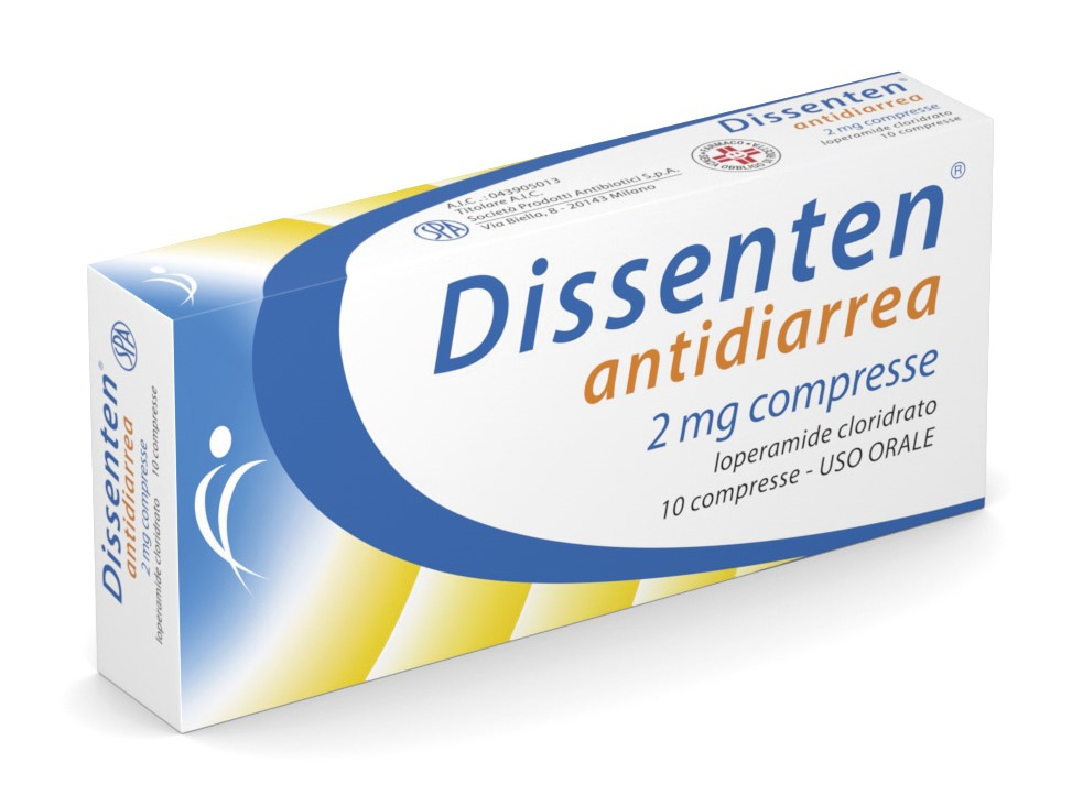 DISSENTEN ANTIDIARREA*10CPR2MG - Farmacia Bartoli