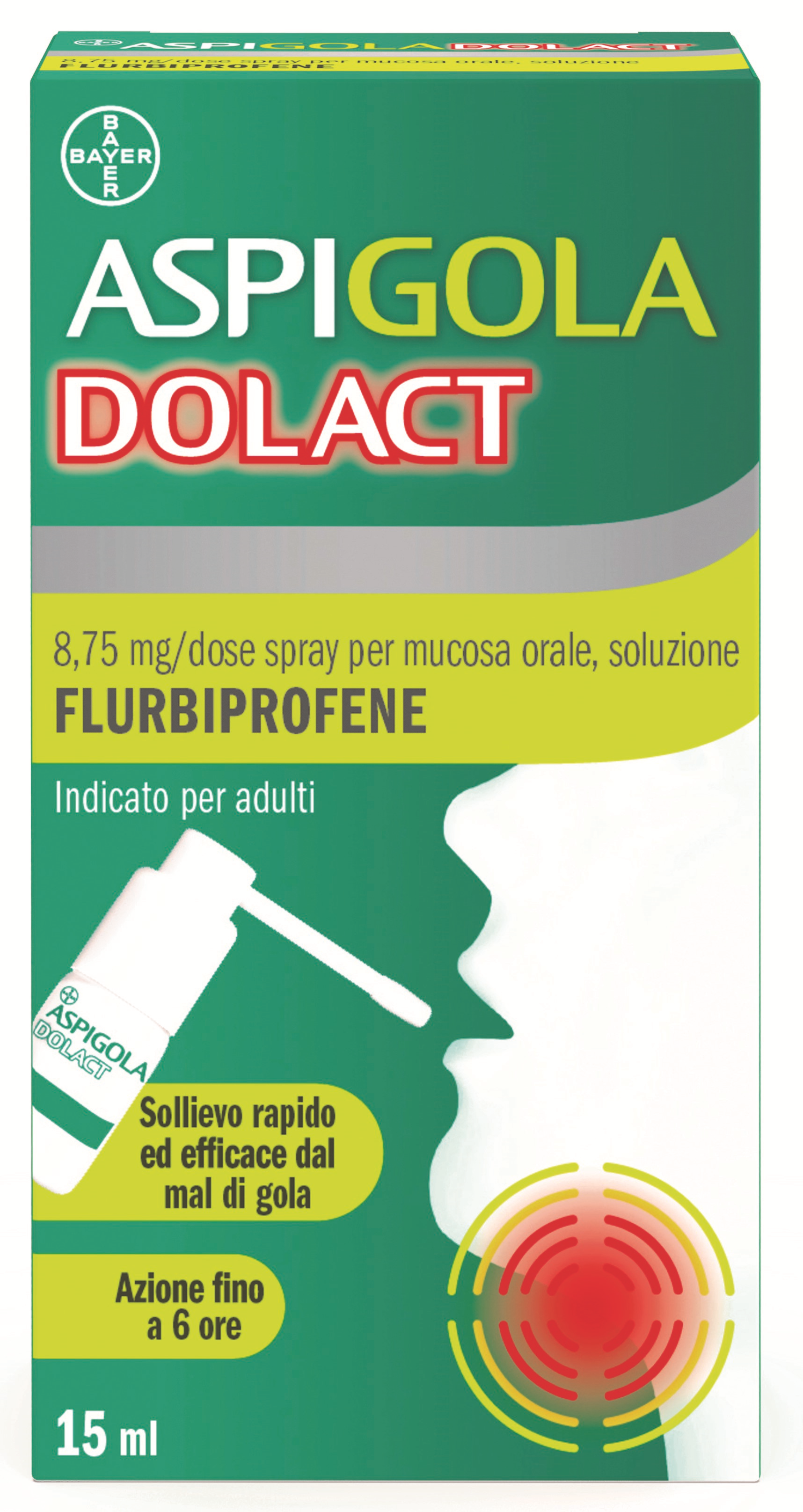 ASPIGOLADOLACT*SPRAY 15ML - Farmacia Bartoli