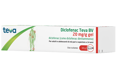 DICLOFENAC TEVA*GEL 60G 20MG/G - Farmacia Bartoli