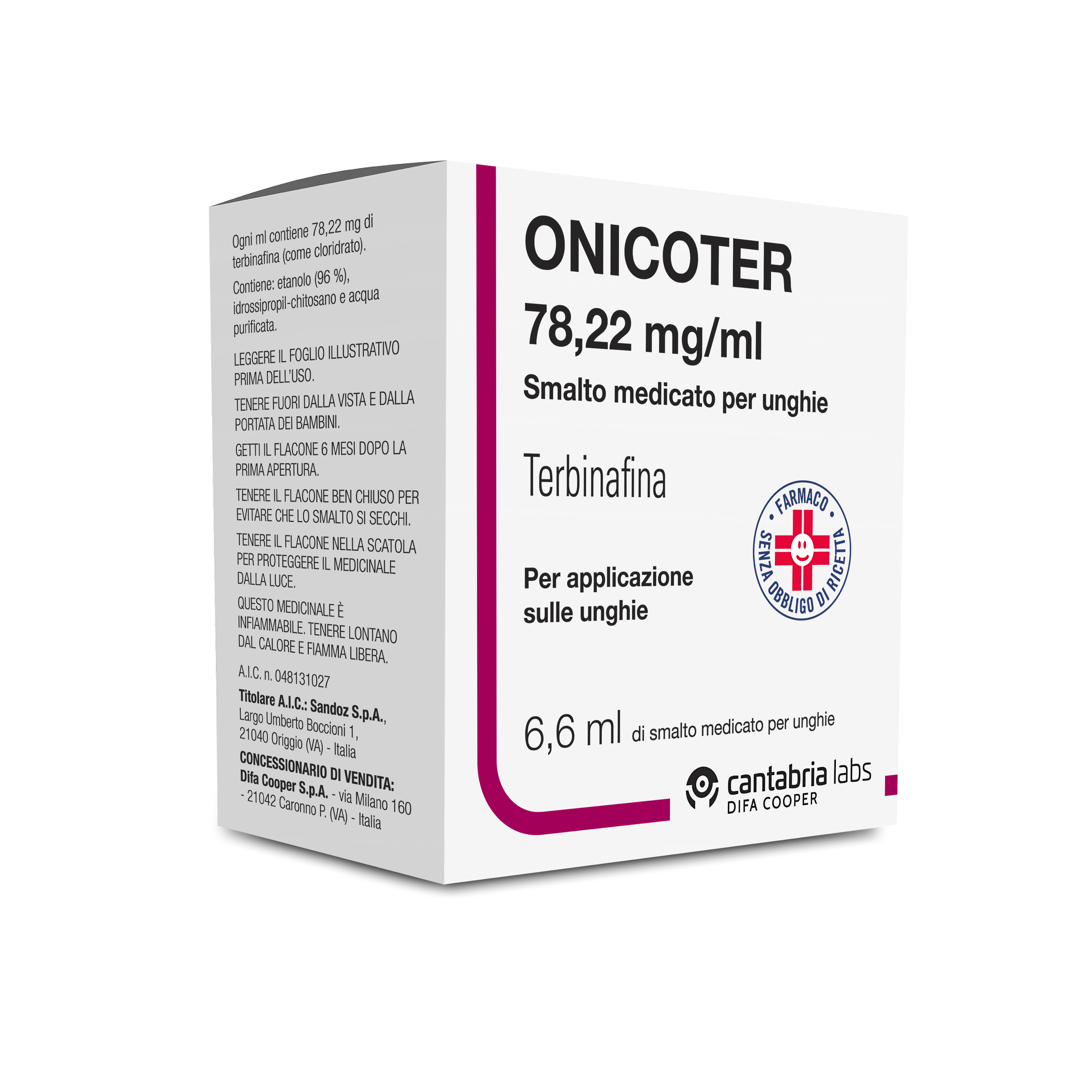 ONICOTER*SMALTO MED 1FL 6,6ML - Farmacia Bartoli