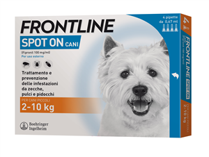 FRONTLINE*4PIP 2-10KG CANI - Farmacia Bartoli