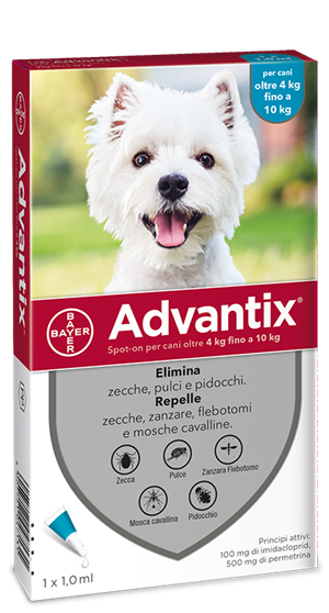 ADVANTIX SPOT ON*1PIP 4-10KG - Farmacia Bartoli