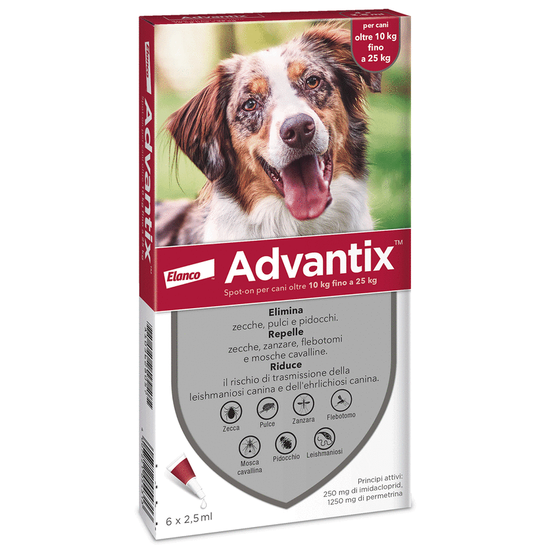 ADVANTIX SPOT ON*6PIP 10-25KG - Farmacia Bartoli