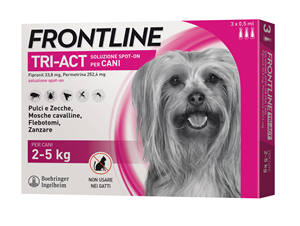 FRONTLINE TRI-ACT*3PIP 2-5KG - Farmacia Bartoli