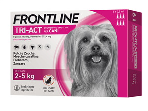 FRONTLINE TRI-ACT*6PIP 2-5KG - Farmacia Bartoli